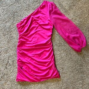 Velvi, Hot pink mini dress XL
